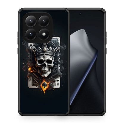 Θήκη Xiaomi 15T Skull King Ace από τη Smartfits με σχέδιο στο πίσω μέρος και μαύρο περίβλημα | Xiaomi 15T Skull King Ace case with colorful back and black bezels