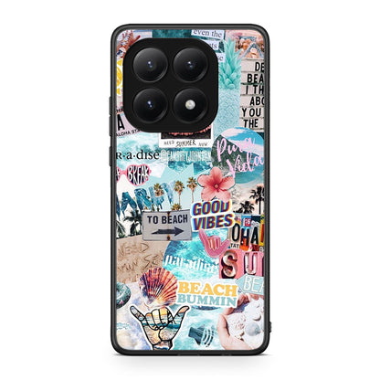 Xiaomi 15T Summer Vibes Θήκη από τη Smartfits με σχέδιο στο πίσω μέρος και μαύρο περίβλημα | Smartphone case with colorful back and black bezels by Smartfits