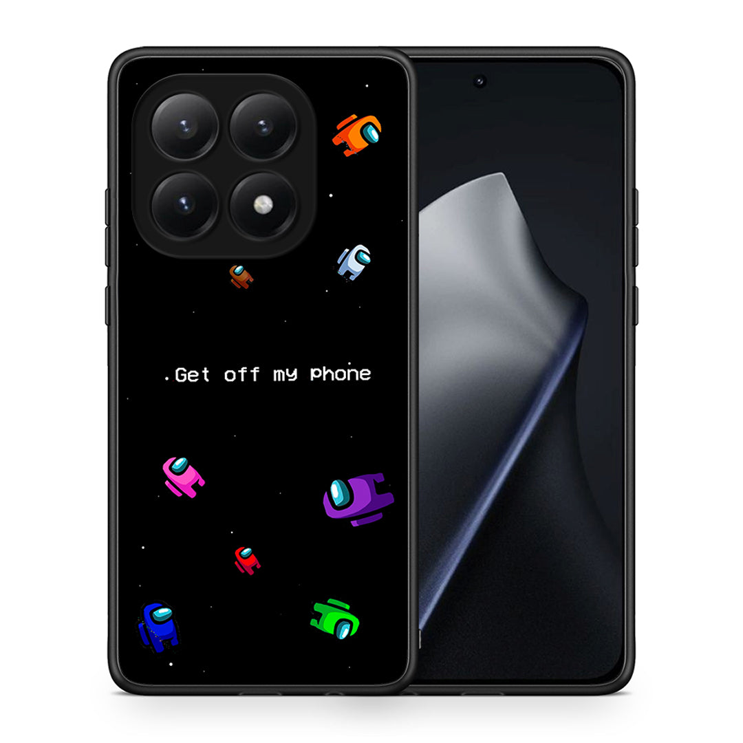 Θήκη Xiaomi 15T AFK Text από τη Smartfits με σχέδιο στο πίσω μέρος και μαύρο περίβλημα | Xiaomi 15T AFK Text case with colorful back and black bezels