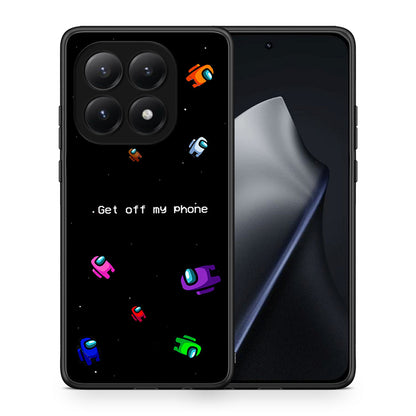 Θήκη Xiaomi 15T AFK Text από τη Smartfits με σχέδιο στο πίσω μέρος και μαύρο περίβλημα | Xiaomi 15T AFK Text case with colorful back and black bezels