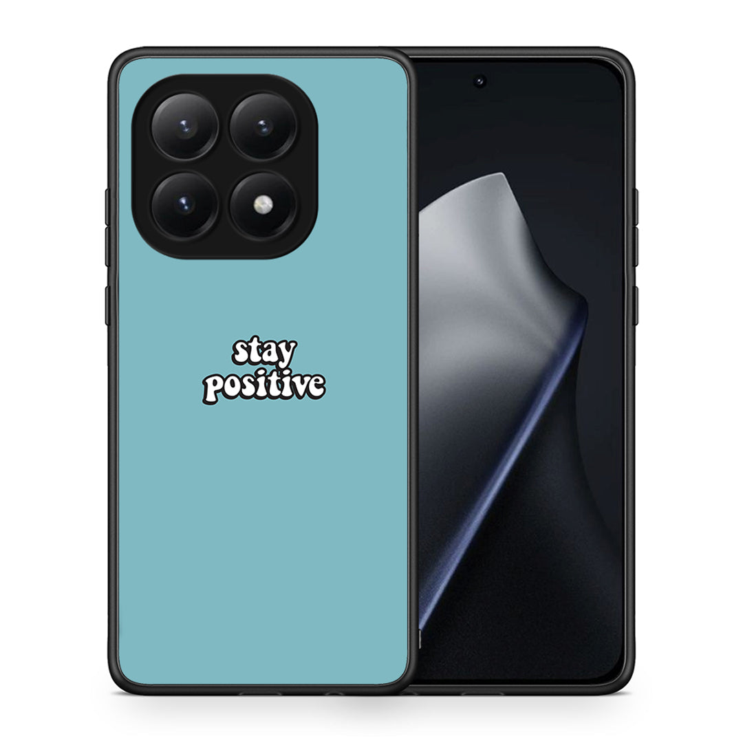 Θήκη Xiaomi 15T Positive Text από τη Smartfits με σχέδιο στο πίσω μέρος και μαύρο περίβλημα | Xiaomi 15T Positive Text case with colorful back and black bezels