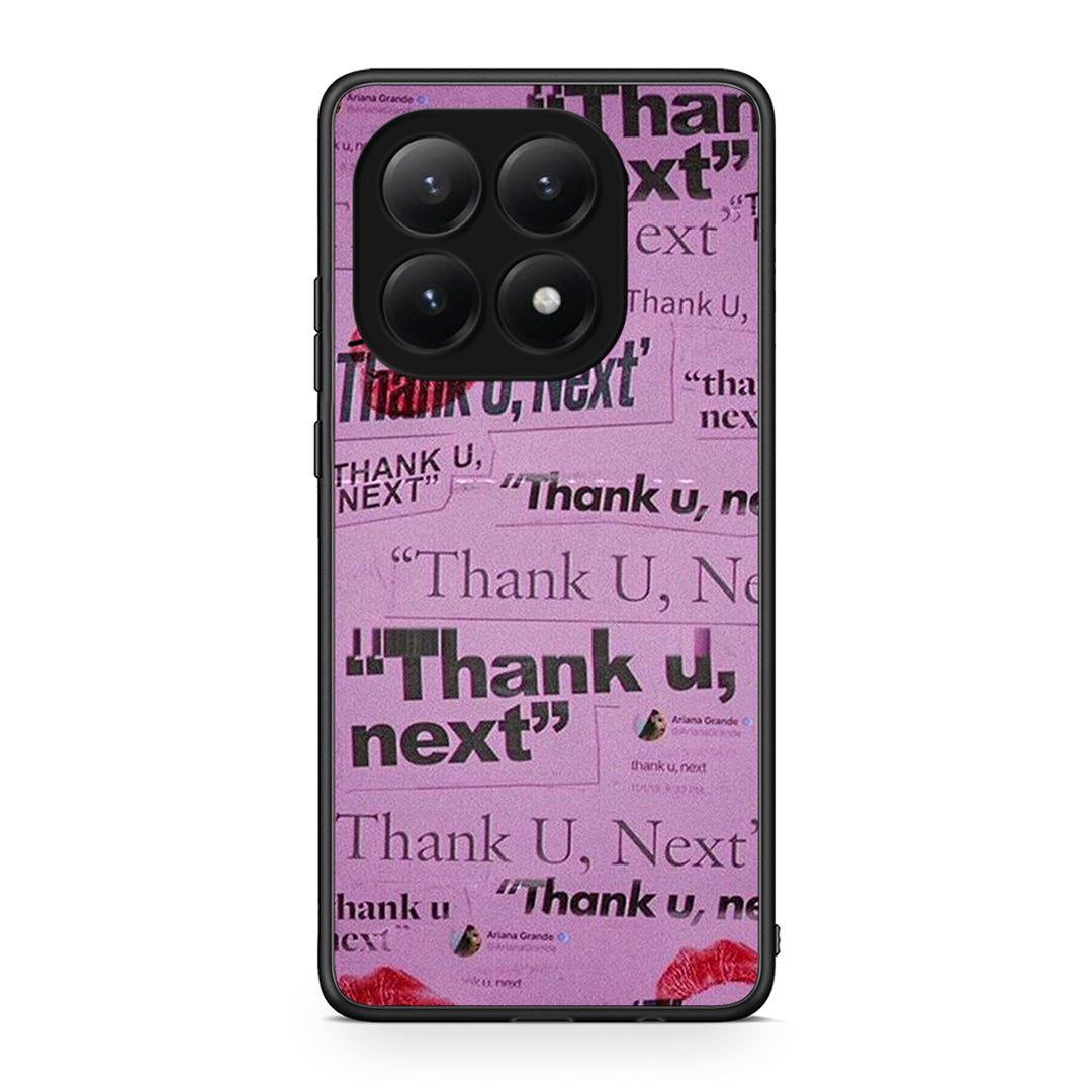 Xiaomi 15T Thank You Next Θήκη Αγίου Βαλεντίνου από τη Smartfits με σχέδιο στο πίσω μέρος και μαύρο περίβλημα | Smartphone case with colorful back and black bezels by Smartfits