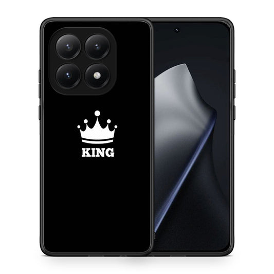 Θήκη Xiaomi 15T King Valentine από τη Smartfits με σχέδιο στο πίσω μέρος και μαύρο περίβλημα | Xiaomi 15T King Valentine case with colorful back and black bezels