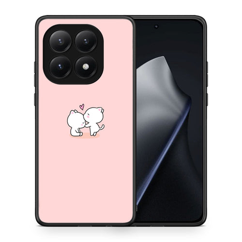 Θήκη Xiaomi 15T Love Valentine από τη Smartfits με σχέδιο στο πίσω μέρος και μαύρο περίβλημα | Xiaomi 15T Love Valentine case with colorful back and black bezels