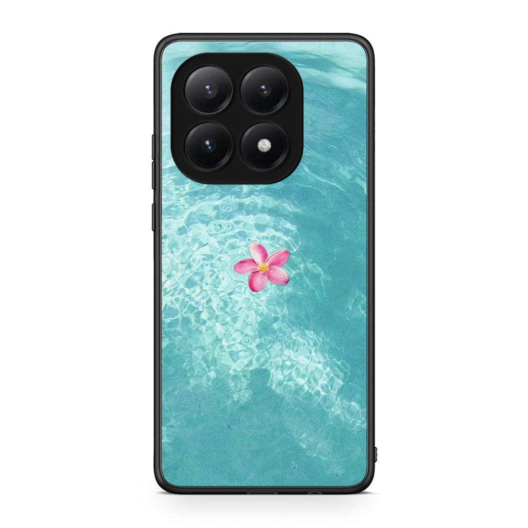 Xiaomi 15T Water Flower Θήκη από τη Smartfits με σχέδιο στο πίσω μέρος και μαύρο περίβλημα | Smartphone case with colorful back and black bezels by Smartfits