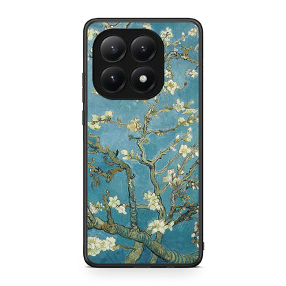 Xiaomi 15T White Blossoms θήκη από τη Smartfits με σχέδιο στο πίσω μέρος και μαύρο περίβλημα | Smartphone case with colorful back and black bezels by Smartfits