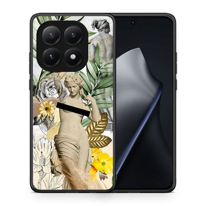 Θήκη Xiaomi 15T Woman Statue από τη Smartfits με σχέδιο στο πίσω μέρος και μαύρο περίβλημα | Xiaomi 15T Woman Statue case with colorful back and black bezels