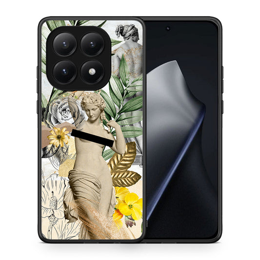 Θήκη Xiaomi 15T Woman Statue από τη Smartfits με σχέδιο στο πίσω μέρος και μαύρο περίβλημα | Xiaomi 15T Woman Statue case with colorful back and black bezels