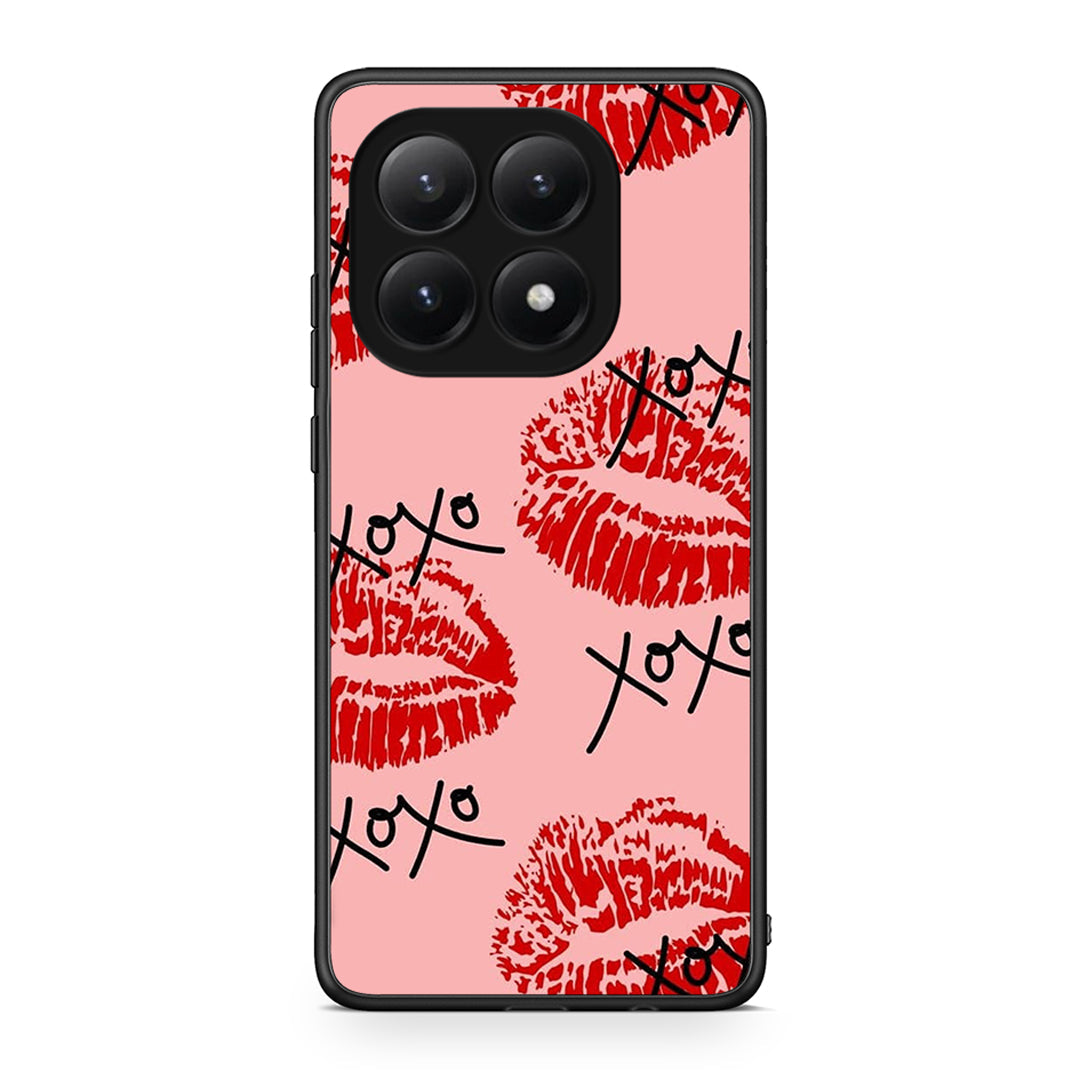 Xiaomi 15T XOXO Lips θήκη από τη Smartfits με σχέδιο στο πίσω μέρος και μαύρο περίβλημα | Smartphone case with colorful back and black bezels by Smartfits