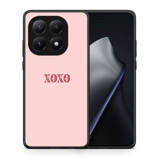 Θήκη Xiaomi 15T XOXO Love από τη Smartfits με σχέδιο στο πίσω μέρος και μαύρο περίβλημα | Xiaomi 15T XOXO Love case with colorful back and black bezels