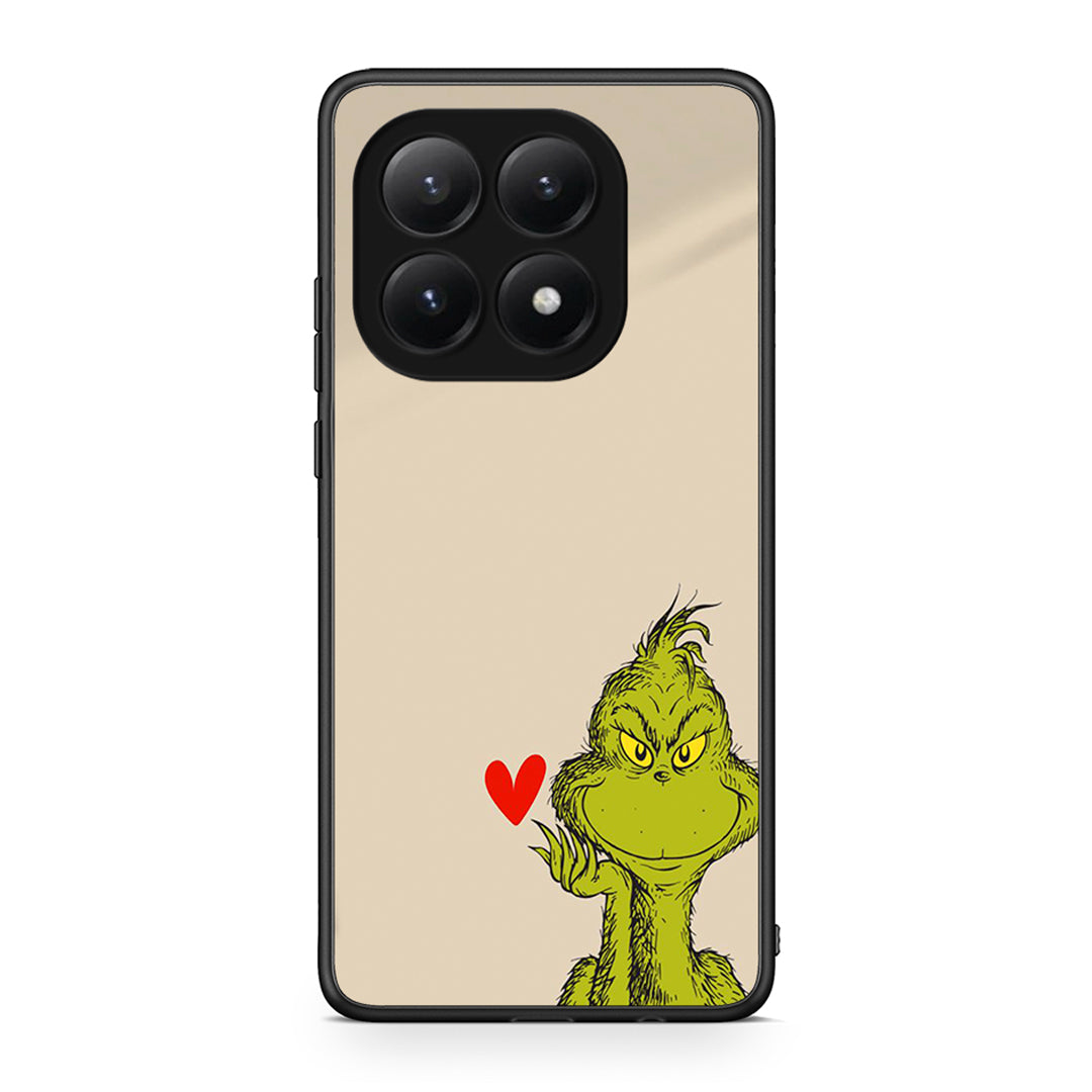 Xiaomi 15T Xmas Grinch θήκη από τη Smartfits με σχέδιο στο πίσω μέρος και μαύρο περίβλημα | Smartphone case with colorful back and black bezels by Smartfits