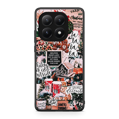 Xiaomi 15T Xmas Habbits θήκη από τη Smartfits με σχέδιο στο πίσω μέρος και μαύρο περίβλημα | Smartphone case with colorful back and black bezels by Smartfits