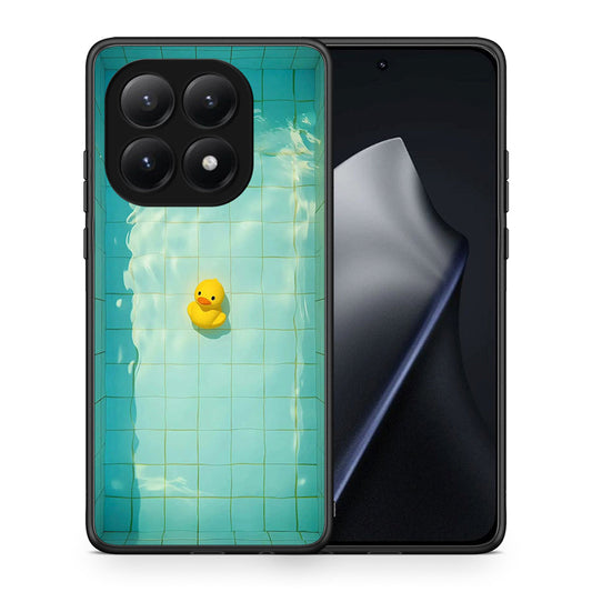 Θήκη Xiaomi 15T Yellow Duck από τη Smartfits με σχέδιο στο πίσω μέρος και μαύρο περίβλημα | Xiaomi 15T Yellow Duck case with colorful back and black bezels