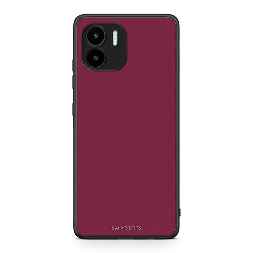 Θήκη Xiaomi Redmi A1 / A2 Burgundy από τη Smartfits με σχέδιο στο πίσω μέρος και μαύρο περίβλημα | Xiaomi Redmi A1 / A2 Burgundy case with colorful back and black bezels