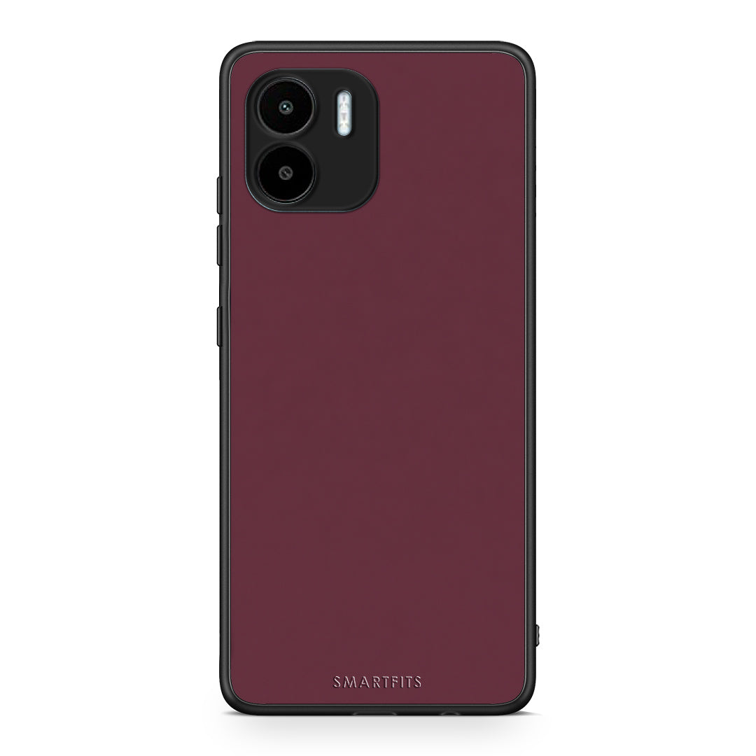 Θήκη Xiaomi Redmi A1 / A2 Muted Burgundy από τη Smartfits με σχέδιο στο πίσω μέρος και μαύρο περίβλημα | Xiaomi Redmi A1 / A2 Muted Burgundy case with colorful back and black bezels
