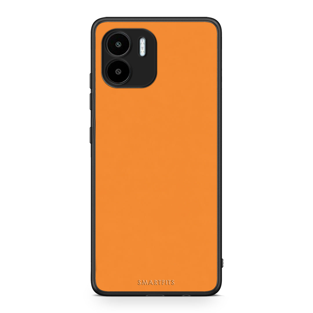 Θήκη Xiaomi Redmi A1 / A2 Tangerine Orange από τη Smartfits με σχέδιο στο πίσω μέρος και μαύρο περίβλημα | Xiaomi Redmi A1 / A2 Tangerine Orange case with colorful back and black bezels