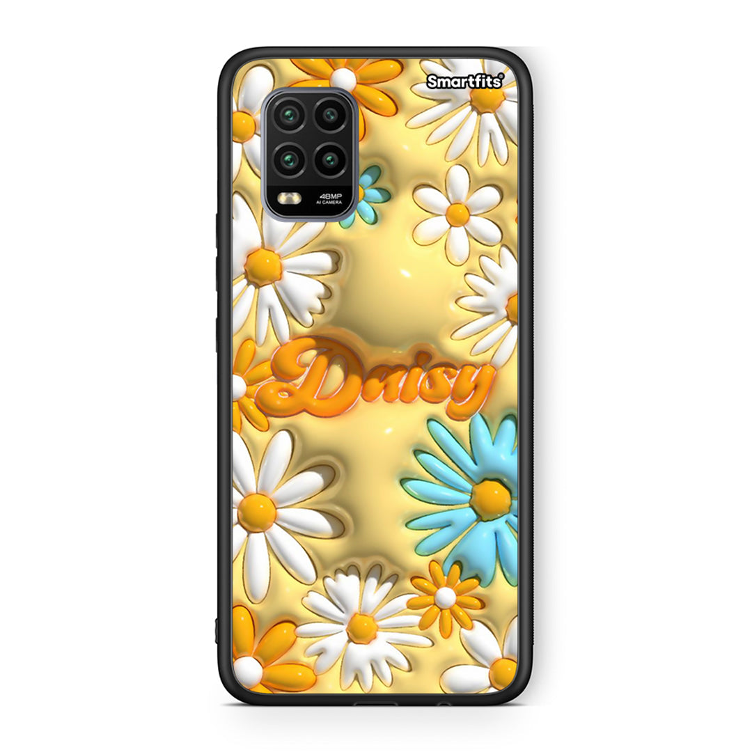 Xiaomi Mi 10 Lite Bubble Daisies θήκη από τη Smartfits με σχέδιο στο πίσω μέρος και μαύρο περίβλημα | Smartphone case with colorful back and black bezels by Smartfits