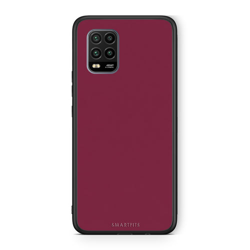 Θήκη Xiaomi Mi 10 Lite Burgundy από τη Smartfits με σχέδιο στο πίσω μέρος και μαύρο περίβλημα | Xiaomi Mi 10 Lite Burgundy case with colorful back and black bezels