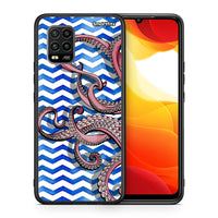 Thumbnail for Θήκη Xiaomi Mi 10 Lite Chevron Devilfish από τη Smartfits με σχέδιο στο πίσω μέρος και μαύρο περίβλημα | Xiaomi Mi 10 Lite Chevron Devilfish case with colorful back and black bezels