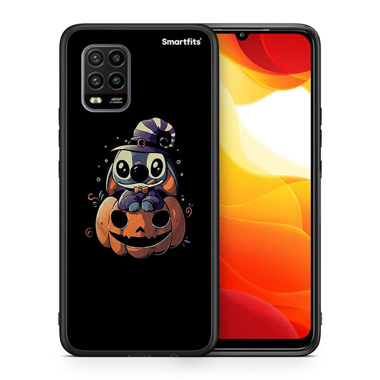 Θήκη Xiaomi Mi 10 Lite Halloween Stitch από τη Smartfits με σχέδιο στο πίσω μέρος και μαύρο περίβλημα | Xiaomi Mi 10 Lite Halloween Stitch case with colorful back and black bezels