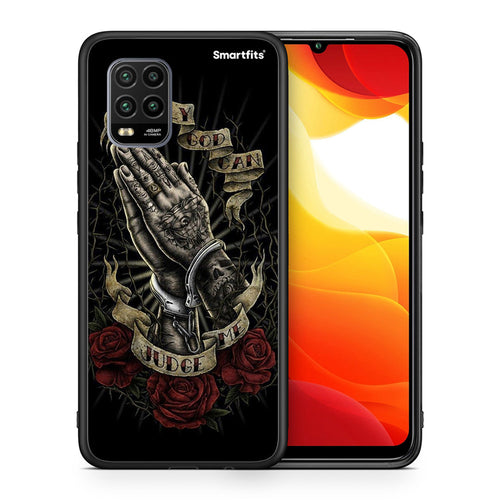 Θήκη Xiaomi Mi 10 Lite Judge By God από τη Smartfits με σχέδιο στο πίσω μέρος και μαύρο περίβλημα | Xiaomi Mi 10 Lite Judge By God case with colorful back and black bezels