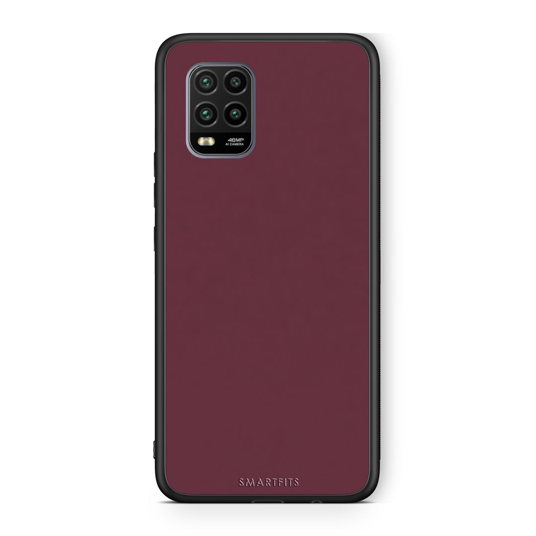 Θήκη Xiaomi Mi 10 Lite Muted Burgundy από τη Smartfits με σχέδιο στο πίσω μέρος και μαύρο περίβλημα | Xiaomi Mi 10 Lite Muted Burgundy case with colorful back and black bezels