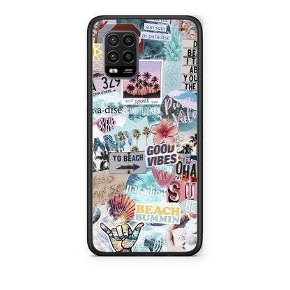 Θήκη Xiaomi Mi 10 Lite Summer Vibes από τη Smartfits με σχέδιο στο πίσω μέρος και μαύρο περίβλημα | Xiaomi Mi 10 Lite Summer Vibes case with colorful back and black bezels