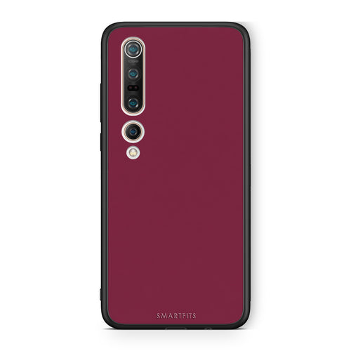 Θήκη Xiaomi Mi 10 Burgundy από τη Smartfits με σχέδιο στο πίσω μέρος και μαύρο περίβλημα | Xiaomi Mi 10 Burgundy case with colorful back and black bezels