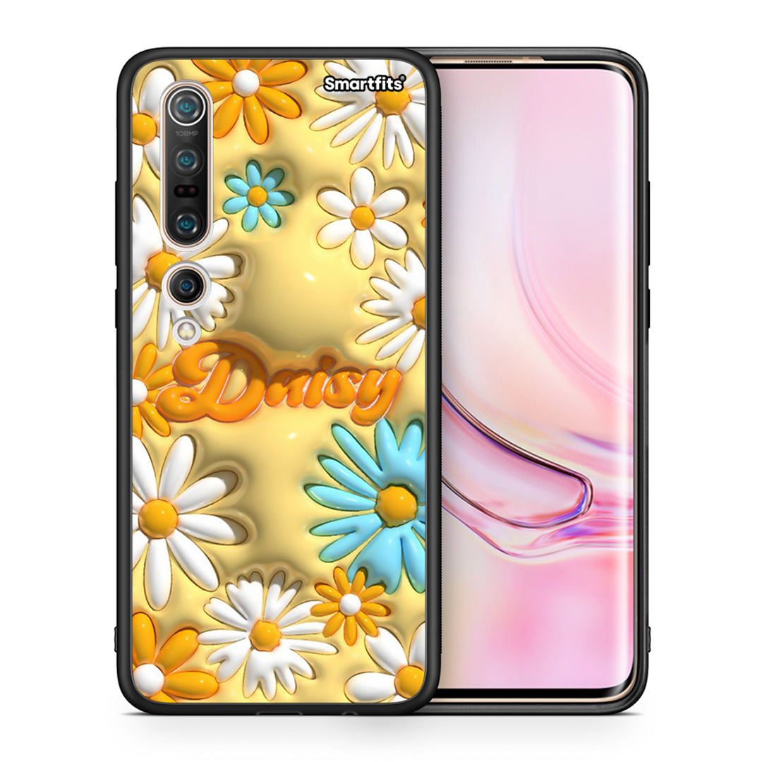 Θήκη Xiaomi Mi 10 Pro Bubble Daisies από τη Smartfits με σχέδιο στο πίσω μέρος και μαύρο περίβλημα | Xiaomi Mi 10 Pro Bubble Daisies case with colorful back and black bezels