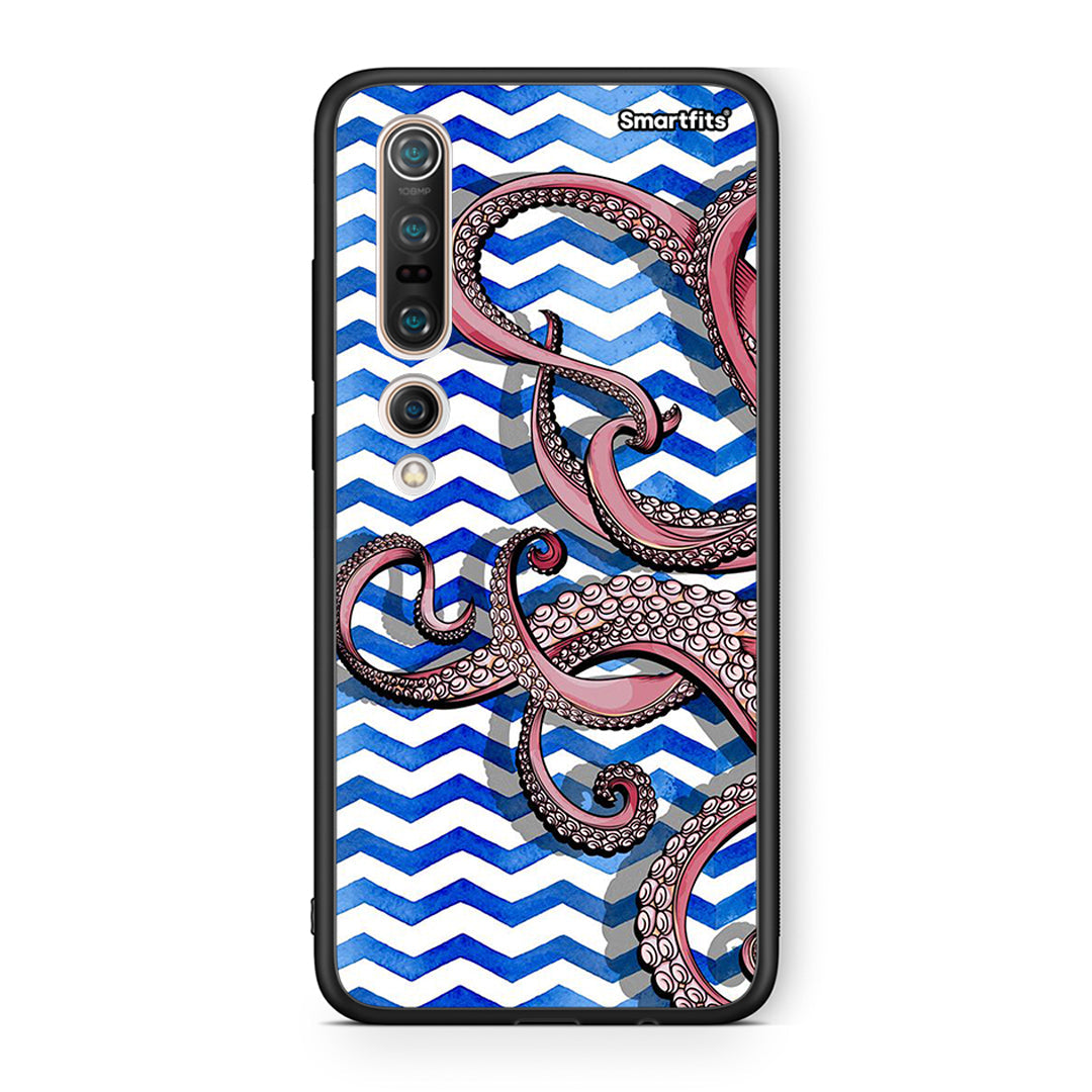 Xiaomi Mi 10 Pro Chevron Devilfish θήκη από τη Smartfits με σχέδιο στο πίσω μέρος και μαύρο περίβλημα | Smartphone case with colorful back and black bezels by Smartfits