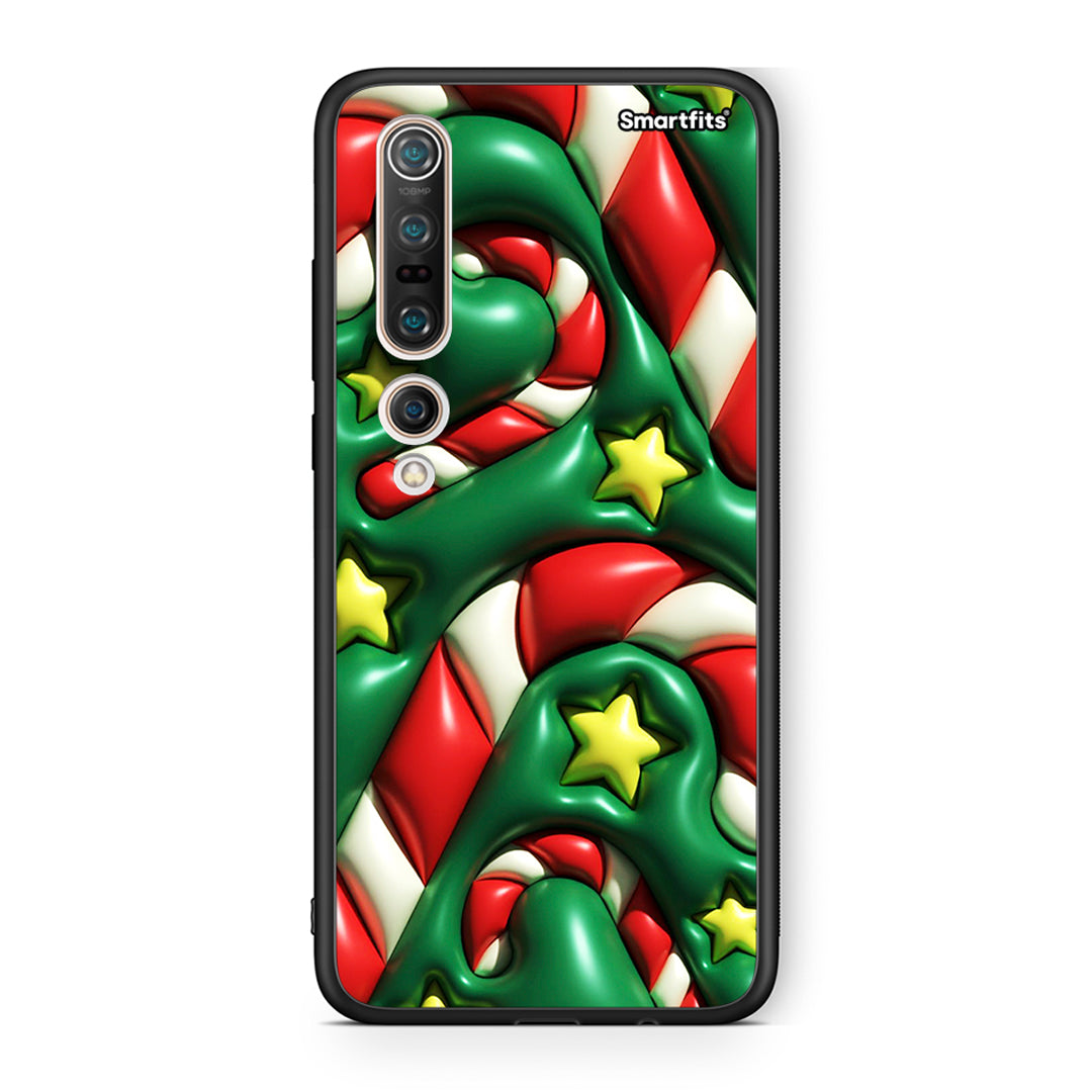 Xiaomi Mi 10 Pro Christmas Bubbles θήκη από τη Smartfits με σχέδιο στο πίσω μέρος και μαύρο περίβλημα | Smartphone case with colorful back and black bezels by Smartfits