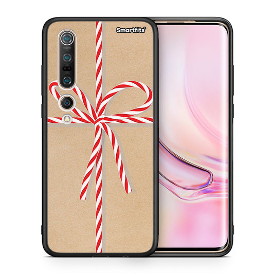 Θήκη Xiaomi Mi 10 Pro Christmas Gift από τη Smartfits με σχέδιο στο πίσω μέρος και μαύρο περίβλημα | Xiaomi Mi 10 Pro Christmas Gift case with colorful back and black bezels
