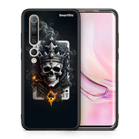 Thumbnail for Θήκη Xiaomi Mi 10 Pro Skull King Ace από τη Smartfits με σχέδιο στο πίσω μέρος και μαύρο περίβλημα | Xiaomi Mi 10 Pro Skull King Ace case with colorful back and black bezels