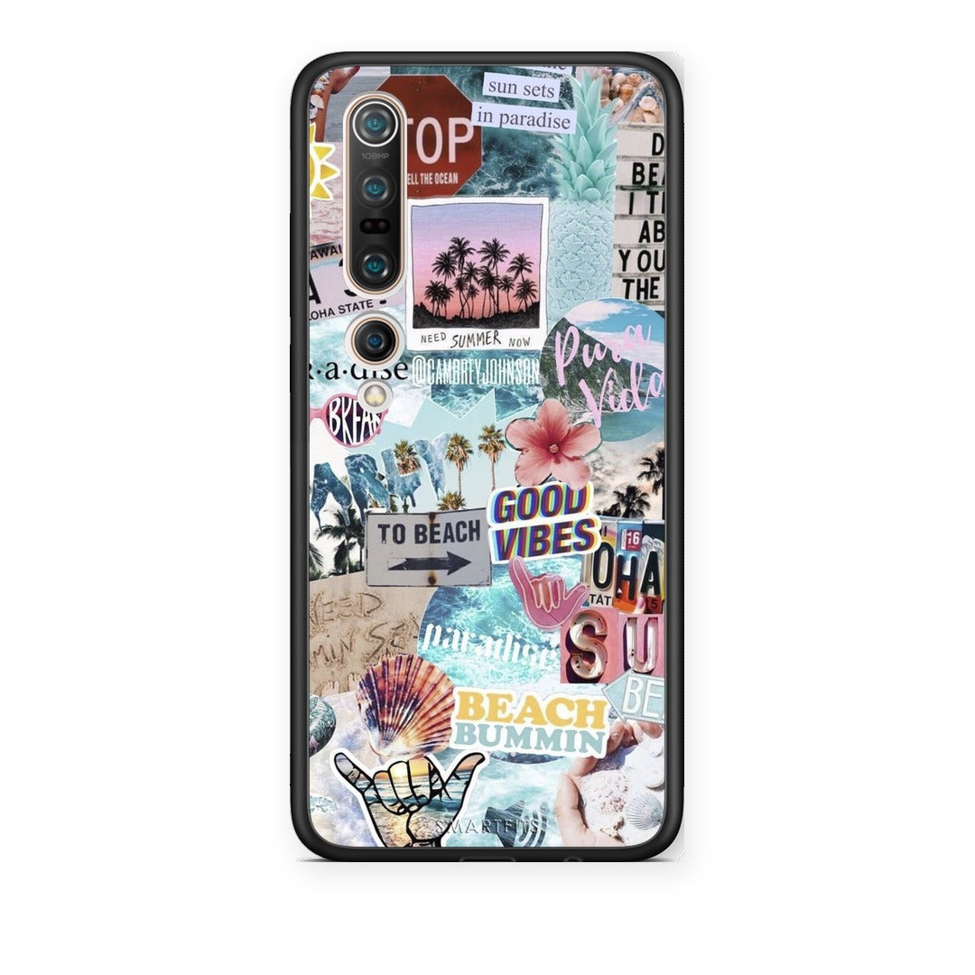 Θήκη Xiaomi Mi 10 Pro Summer Vibes από τη Smartfits με σχέδιο στο πίσω μέρος και μαύρο περίβλημα | Xiaomi Mi 10 Pro Summer Vibes case with colorful back and black bezels