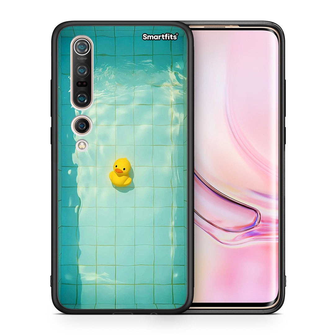 Θήκη Xiaomi Mi 10 Pro Yellow Duck από τη Smartfits με σχέδιο στο πίσω μέρος και μαύρο περίβλημα | Xiaomi Mi 10 Pro Yellow Duck case with colorful back and black bezels