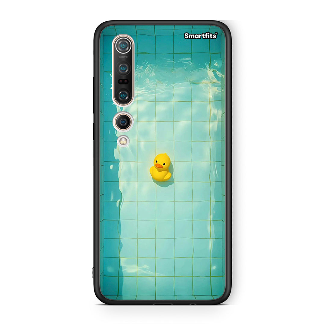 Xiaomi Mi 10 Pro Yellow Duck θήκη από τη Smartfits με σχέδιο στο πίσω μέρος και μαύρο περίβλημα | Smartphone case with colorful back and black bezels by Smartfits