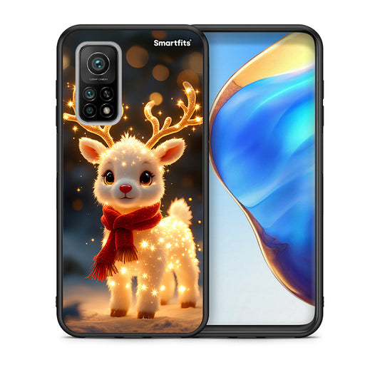 Θήκη Xiaomi Mi 10T/10T Pro Christmas Cutie από τη Smartfits με σχέδιο στο πίσω μέρος και μαύρο περίβλημα | Xiaomi Mi 10T/10T Pro Christmas Cutie case with colorful back and black bezels
