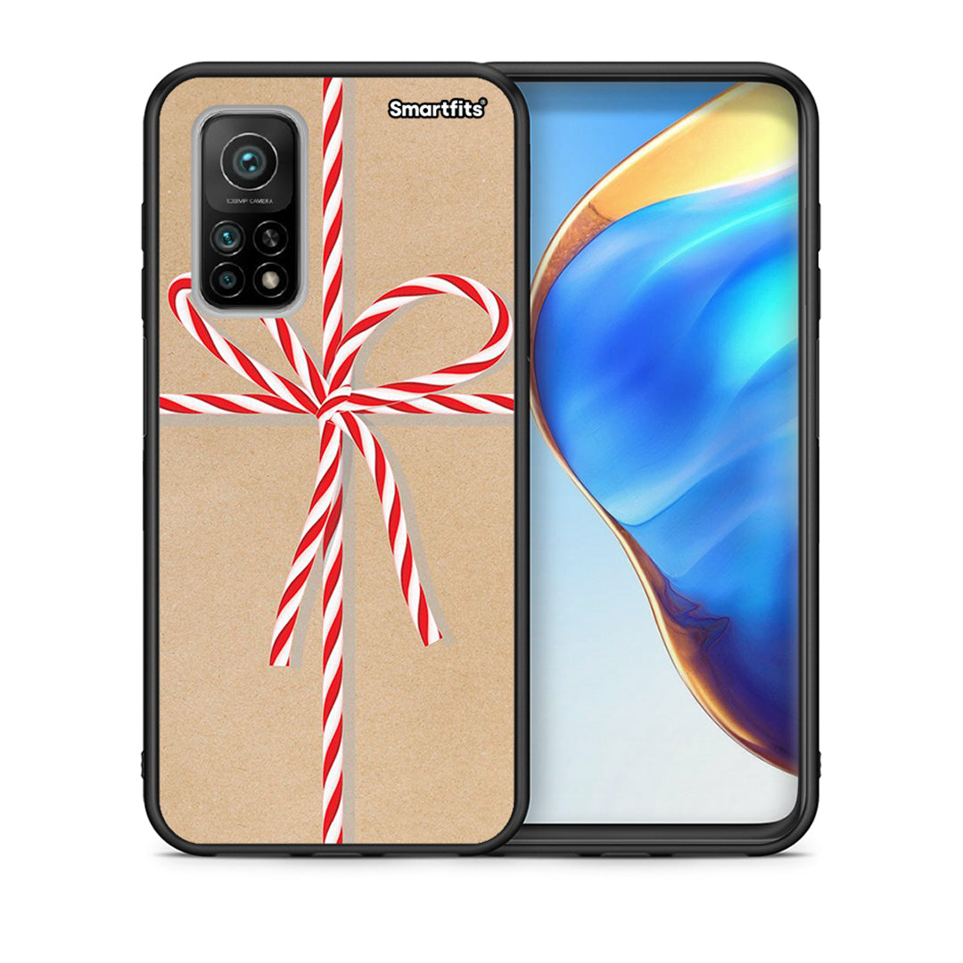 Θήκη Xiaomi Mi 10T/10T Pro Christmas Gift από τη Smartfits με σχέδιο στο πίσω μέρος και μαύρο περίβλημα | Xiaomi Mi 10T/10T Pro Christmas Gift case with colorful back and black bezels