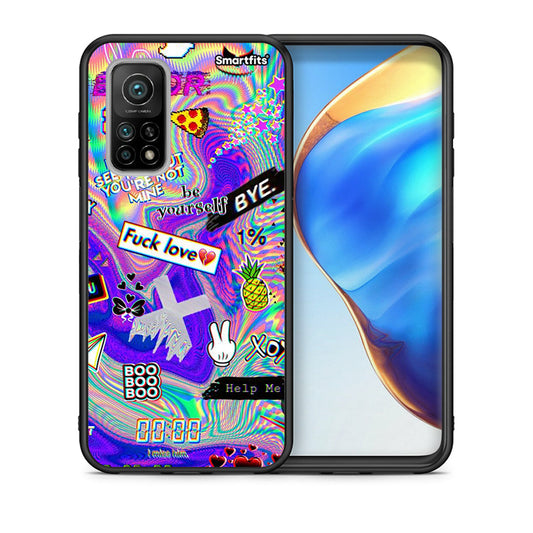 Θήκη Xiaomi Mi 10T/10T Pro Game Over από τη Smartfits με σχέδιο στο πίσω μέρος και μαύρο περίβλημα | Xiaomi Mi 10T/10T Pro Game Over case with colorful back and black bezels