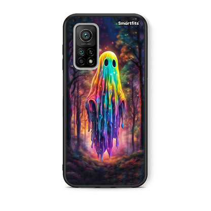 Θήκη Xiaomi Mi 10T/10T Pro Halloween Ghost από τη Smartfits με σχέδιο στο πίσω μέρος και μαύρο περίβλημα | Xiaomi Mi 10T/10T Pro Halloween Ghost case with colorful back and black bezels