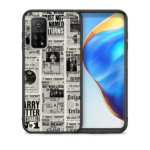 Θήκη Xiaomi Mi 10T/10T Pro Harry Paper από τη Smartfits με σχέδιο στο πίσω μέρος και μαύρο περίβλημα | Xiaomi Mi 10T/10T Pro Harry Paper case with colorful back and black bezels