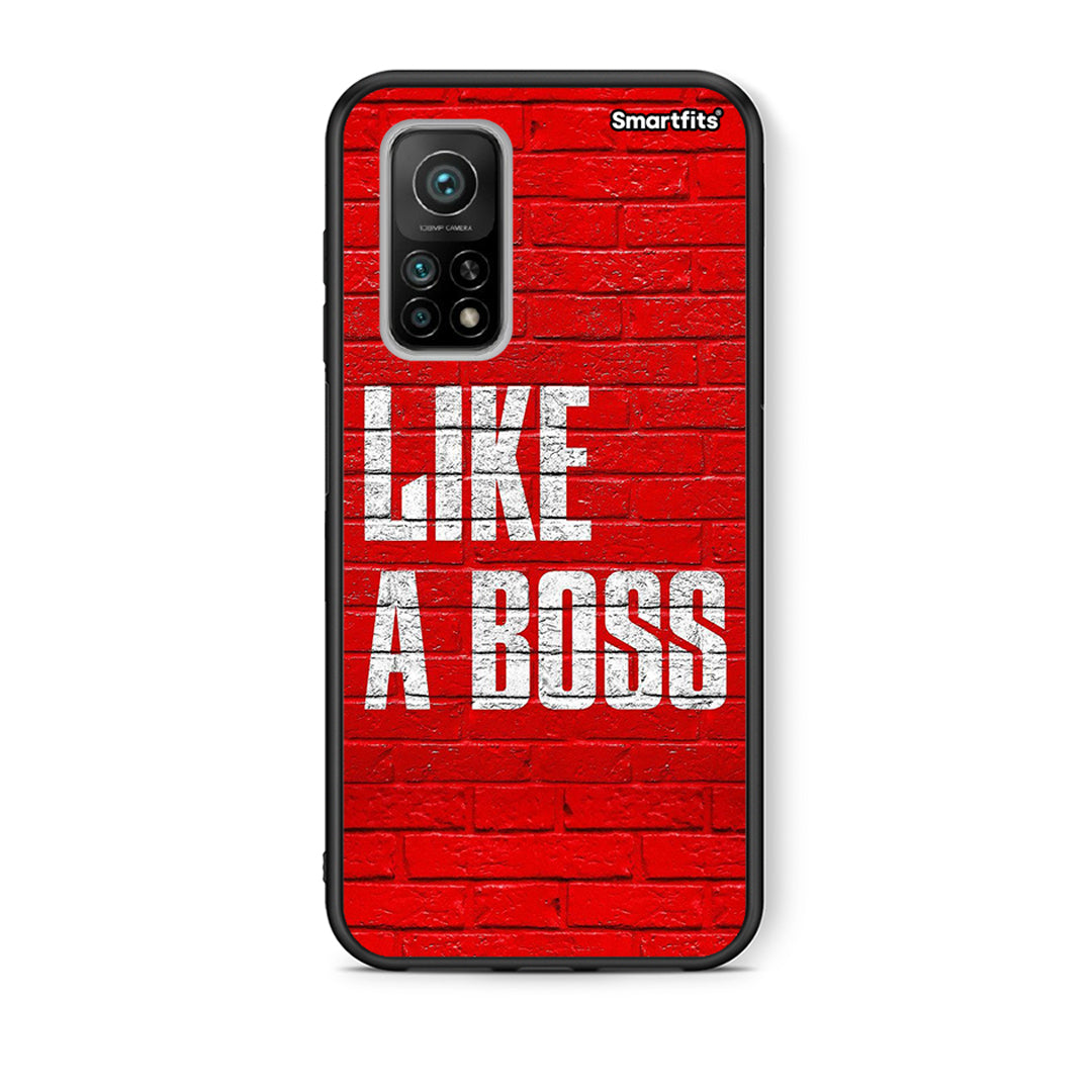 Θήκη Xiaomi Mi 10T/10T Pro Like A Boss από τη Smartfits με σχέδιο στο πίσω μέρος και μαύρο περίβλημα | Xiaomi Mi 10T/10T Pro Like A Boss case with colorful back and black bezels