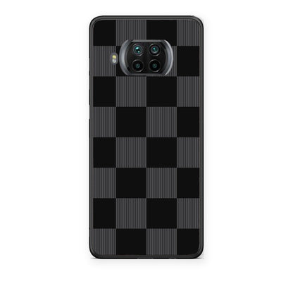 Θήκη Xiaomi Mi 10T Lite Black and Charcoal Striped Checks από τη Smartfits με σχέδιο στο πίσω μέρος και μαύρο περίβλημα | Xiaomi Mi 10T Lite Black and Charcoal Striped Checks case with colorful back and black bezels