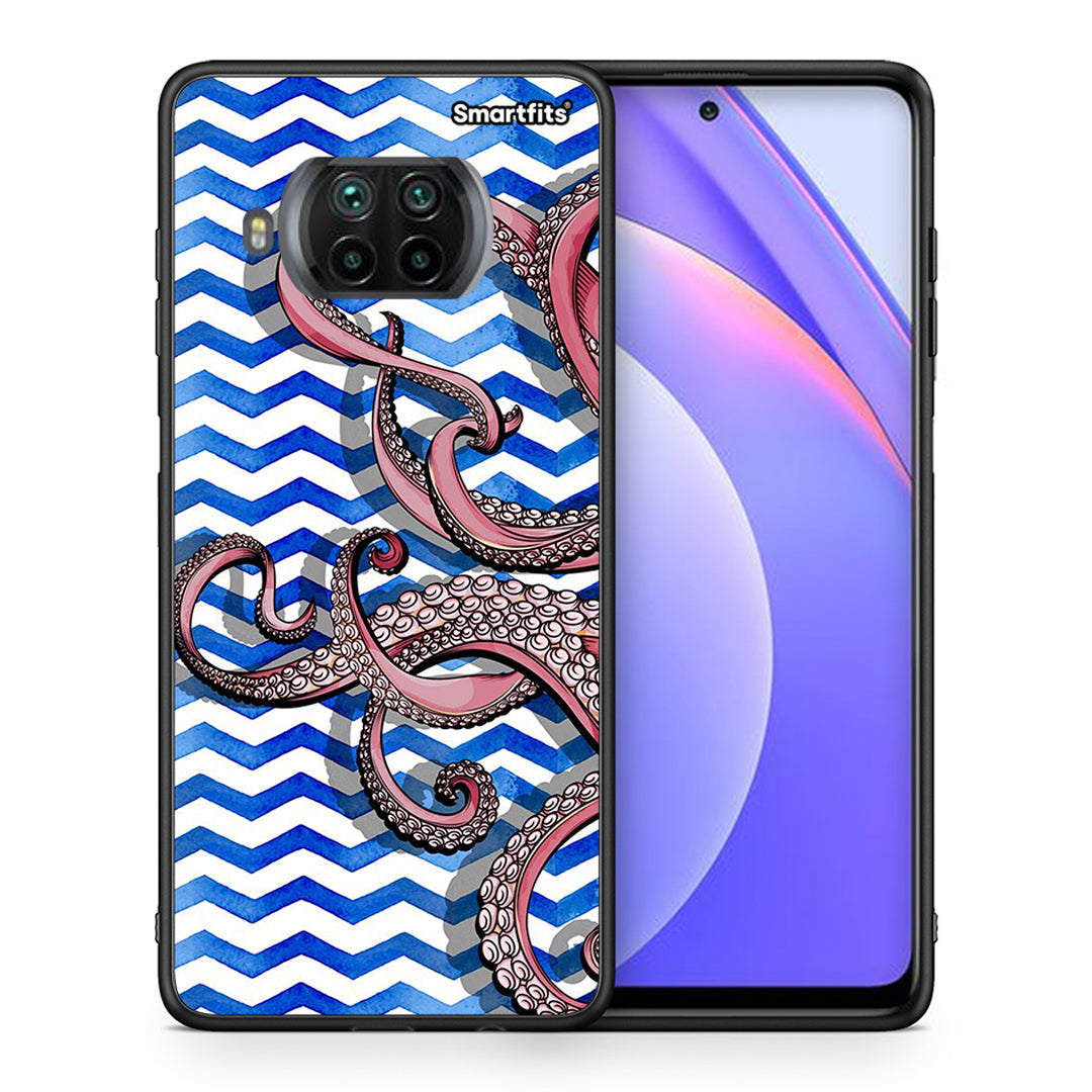 Θήκη Xiaomi Mi 10T Lite Chevron Devilfish από τη Smartfits με σχέδιο στο πίσω μέρος και μαύρο περίβλημα | Xiaomi Mi 10T Lite Chevron Devilfish case with colorful back and black bezels