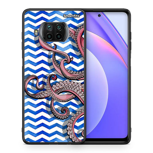 Θήκη Xiaomi Mi 10T Lite Chevron Devilfish από τη Smartfits με σχέδιο στο πίσω μέρος και μαύρο περίβλημα | Xiaomi Mi 10T Lite Chevron Devilfish case with colorful back and black bezels