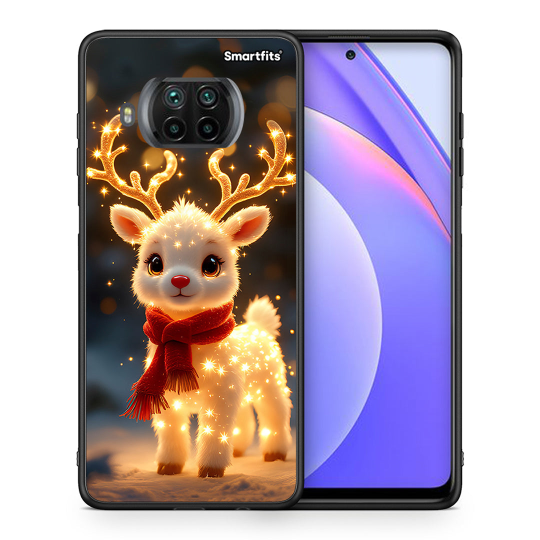 Θήκη Xiaomi Mi 10T Lite Christmas Cutie από τη Smartfits με σχέδιο στο πίσω μέρος και μαύρο περίβλημα | Xiaomi Mi 10T Lite Christmas Cutie case with colorful back and black bezels