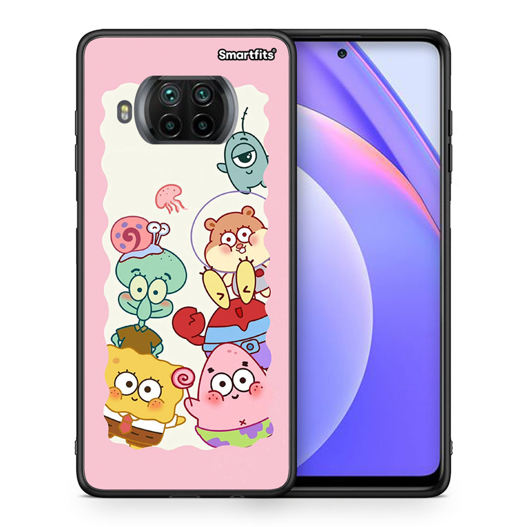 Θήκη Xiaomi Mi 10T Lite Cute Companion από τη Smartfits με σχέδιο στο πίσω μέρος και μαύρο περίβλημα | Xiaomi Mi 10T Lite Cute Companion case with colorful back and black bezels