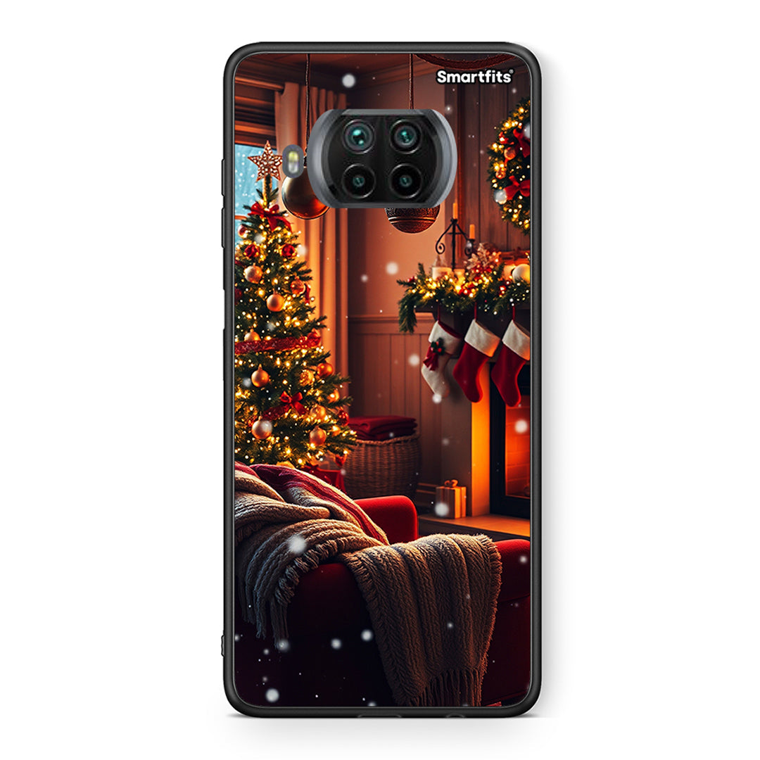 Θήκη Xiaomi Mi 10T Lite Home For Christmas από τη Smartfits με σχέδιο στο πίσω μέρος και μαύρο περίβλημα | Xiaomi Mi 10T Lite Home For Christmas case with colorful back and black bezels