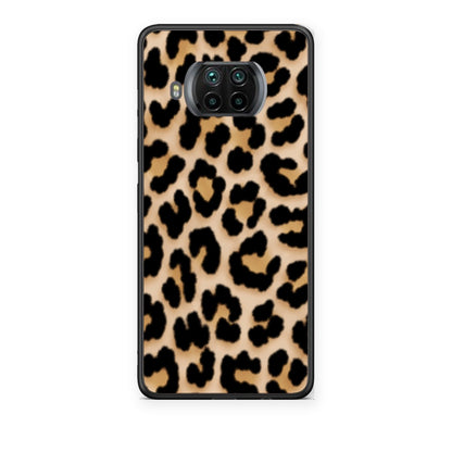 Θήκη Xiaomi Mi 10T Lite Leopard Print Tan Small από τη Smartfits με σχέδιο στο πίσω μέρος και μαύρο περίβλημα | Xiaomi Mi 10T Lite Leopard Print Tan Small case with colorful back and black bezels
