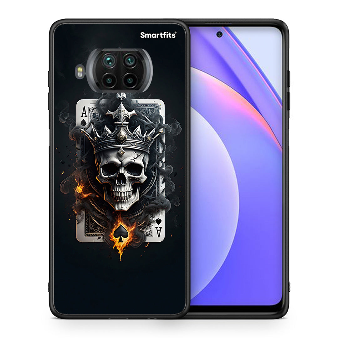 Θήκη Xiaomi Mi 10T Lite Skull King Ace από τη Smartfits με σχέδιο στο πίσω μέρος και μαύρο περίβλημα | Xiaomi Mi 10T Lite Skull King Ace case with colorful back and black bezels